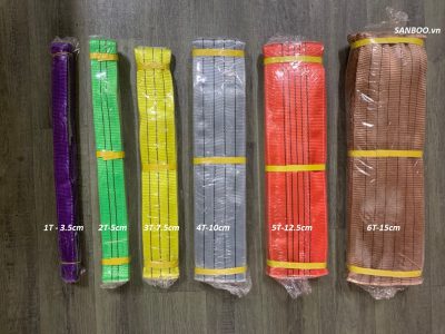 Sự khác biệt giữa dây cáp vải bẹ cẩu hàng