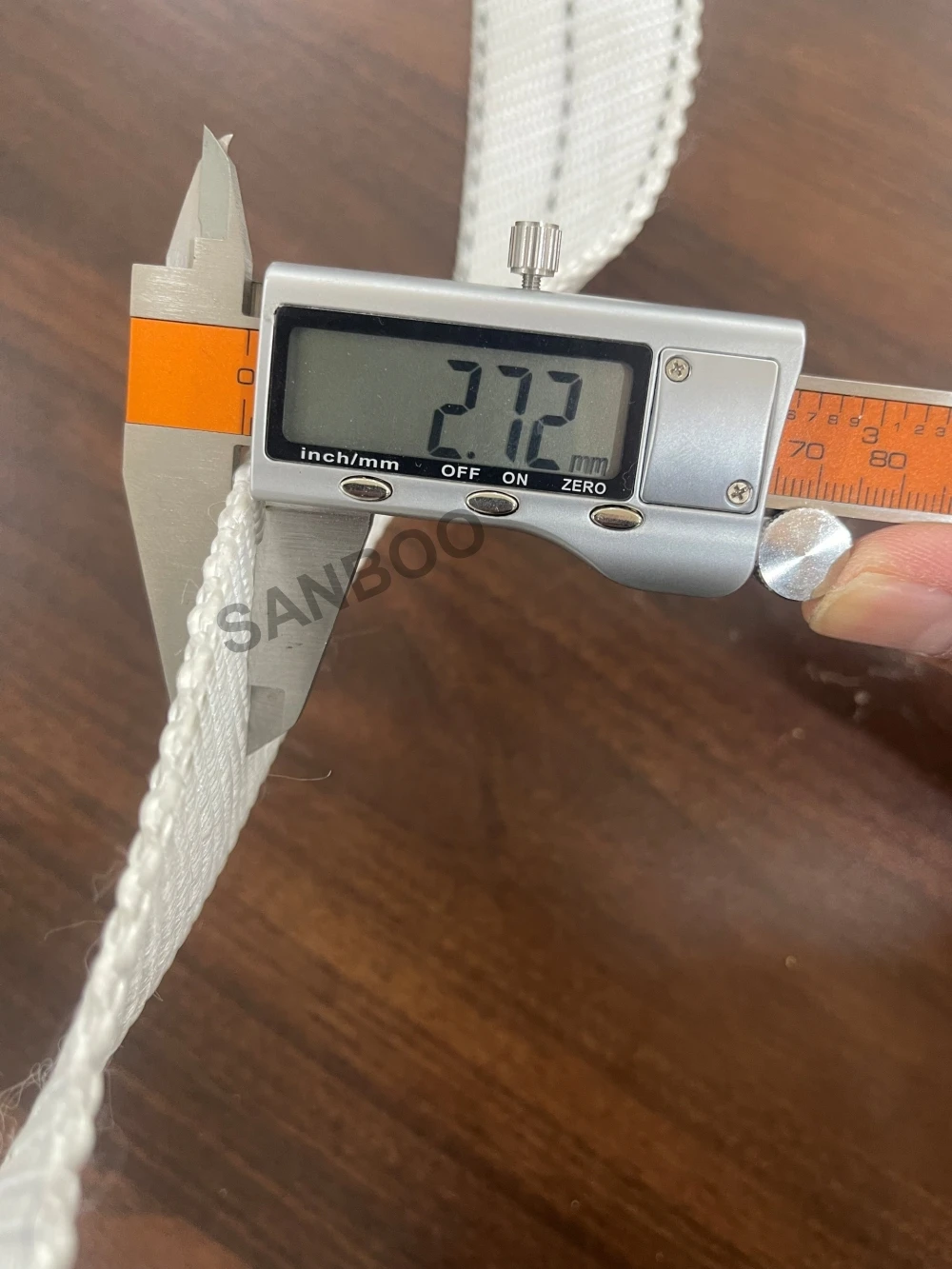 Dây đai dệt cường lực Polyester 5cm – 5 tấn – Màu trắng
