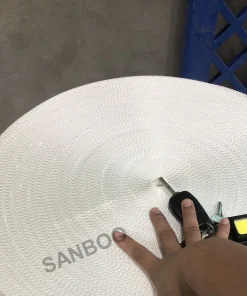 Dây đai vải Polyester cường lực 5cm – 3 Tấn – Màu trắng
