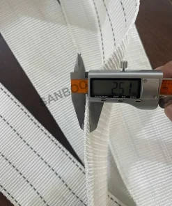 Dây đai vải Polyester cường lực 10cm – trắng