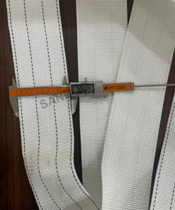 Dây đai vải Polyester cường lực 10cm – trắng