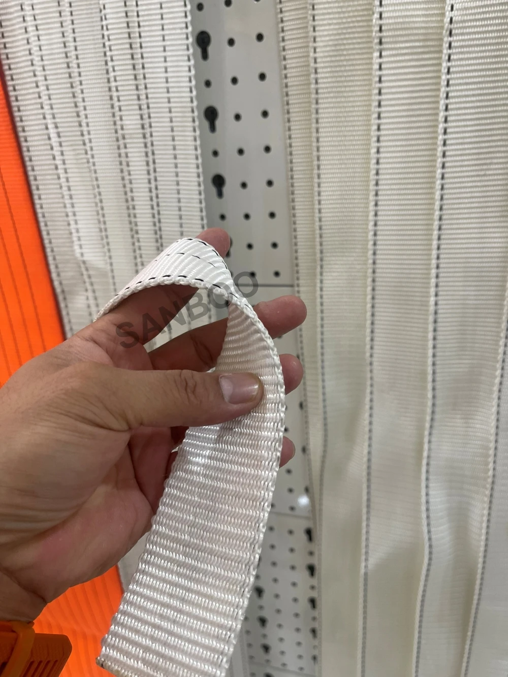 Dây đai dệt cường lực Polyester 5cm – 5 tấn – Màu trắng