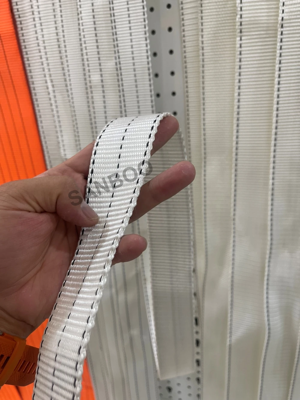 Dây đai dệt cường lực Polyester 5cm – 5 tấn – Màu trắng