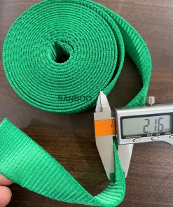 Dây đai vải Polyester cường lực chằng hàng 3cm – màu xanh