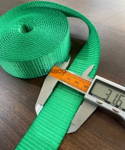 Dây đai vải Polyester cường lực chằng hàng 3cm – màu xanh