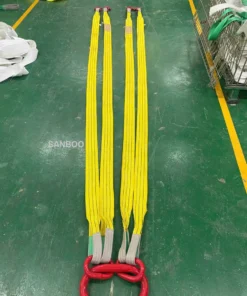 Bộ Sling Cáp Vải Trùm 4 Chân 3 Tấn
