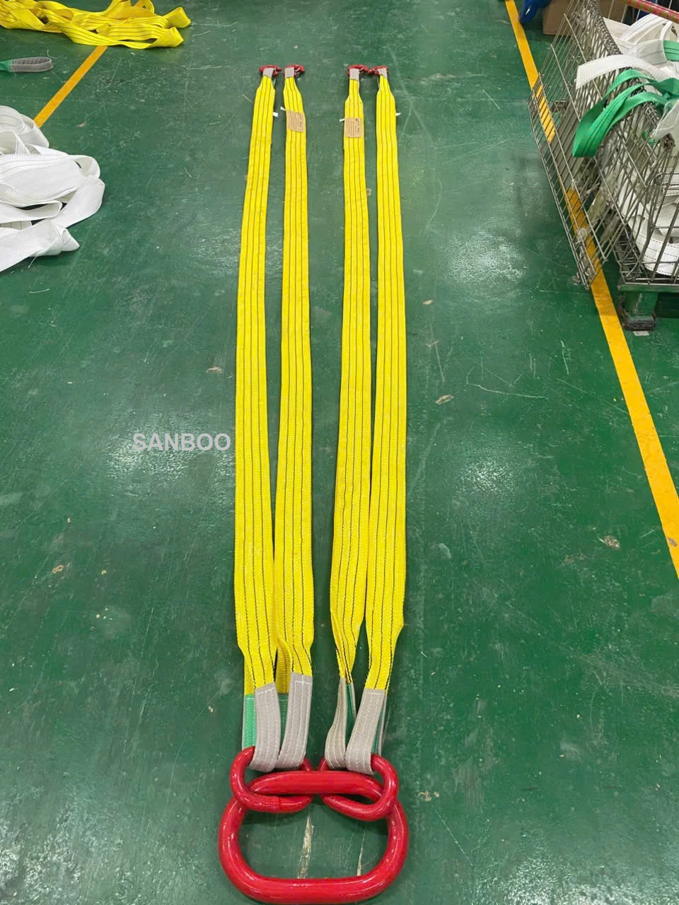 Bộ Sling Cáp Vải Trùm 4 Chân 3 Tấn