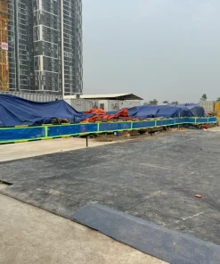 Lưới chắn lan can an toàn lối đi HDPE – Blue xanh dương