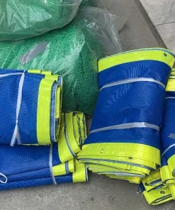 Lưới lan can an toàn lối đi – PVC – Viền phản quang